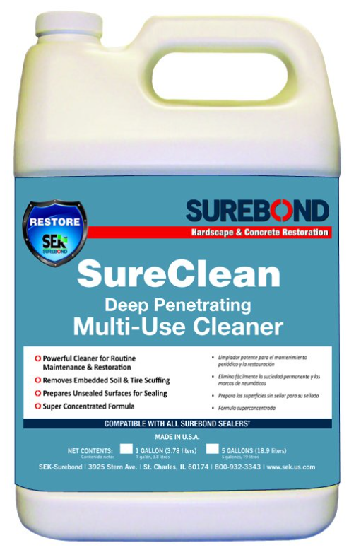 esBraque、 PICHET,POIRE CIUPEE,VERRE Sek-Surbond Sure Clean Paver Cleaner | Delaware Hardscape Supply, LLC