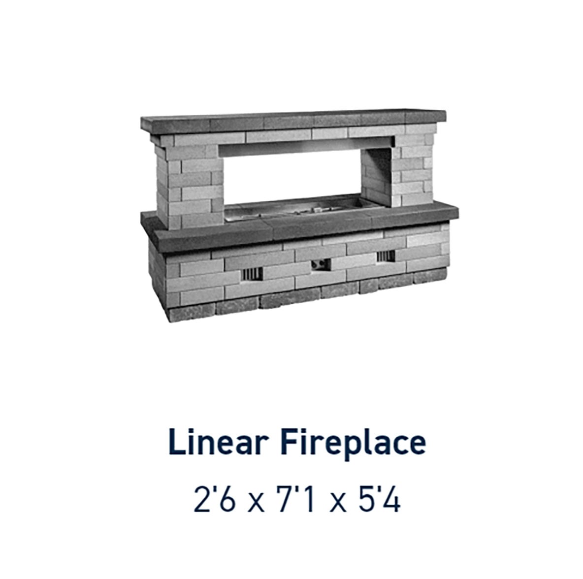 ハルウララ‼️ Belgard Melville outdoor living fireplace kit | Delaware Hardscape