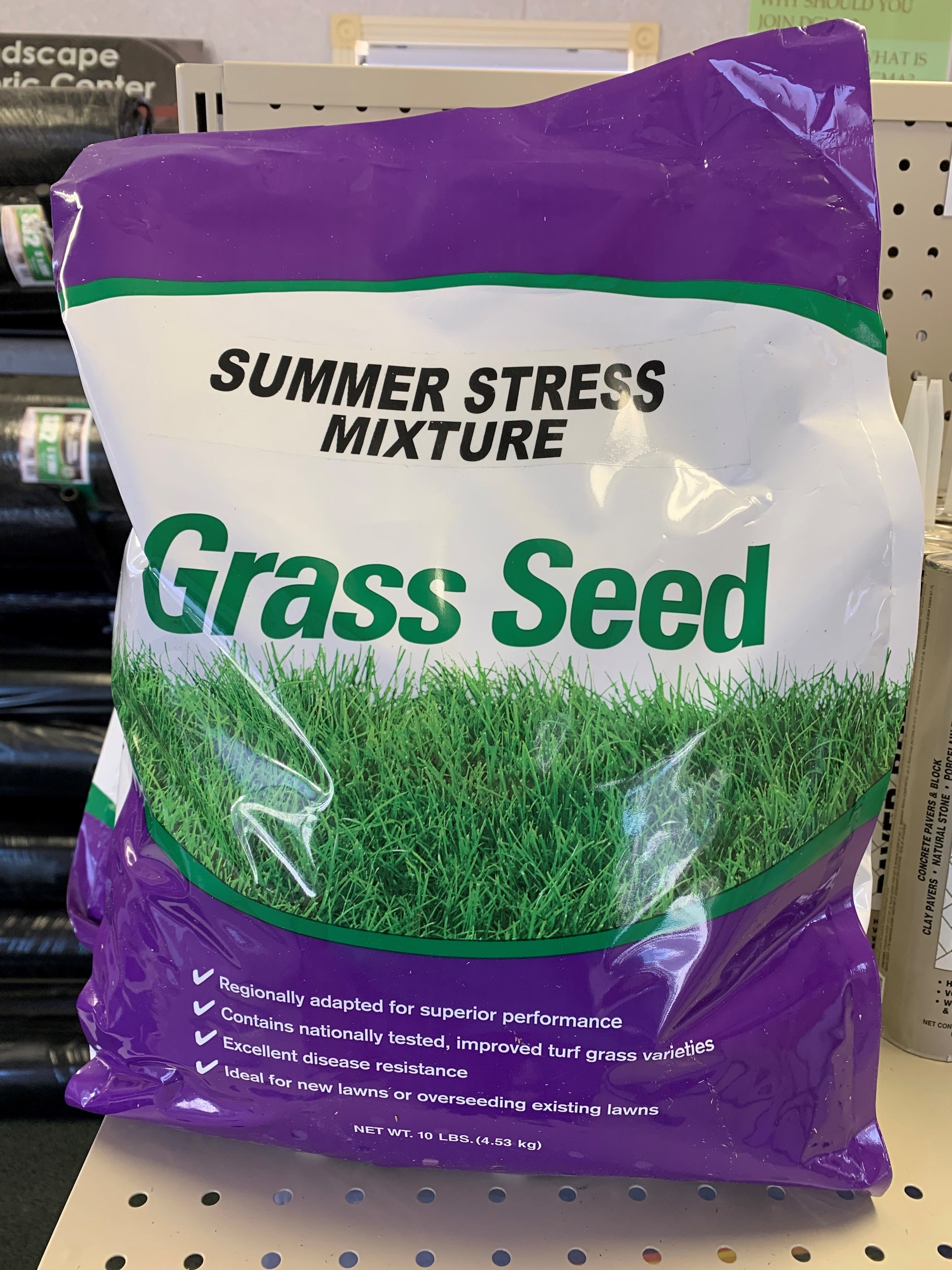 Grass Seed Summer Stress Delaware Hardscape Supply, LLC